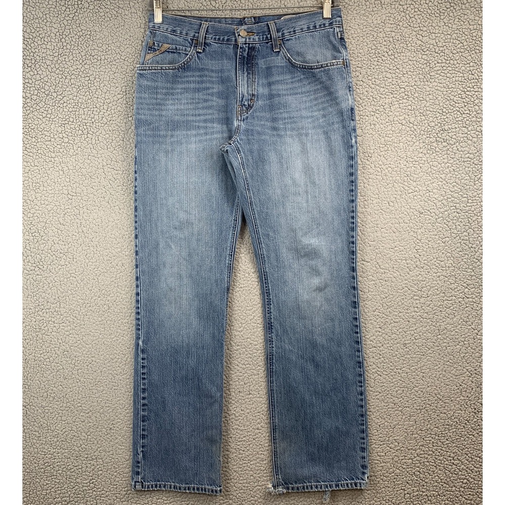 Ariat M4 Relaxed Boot Cut Jeans Men's Size 32x34 Medium Wash Denim